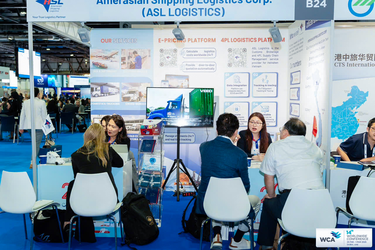 KHAI TRƯƠNG GIAN HÀNG ASL LOGISTICS TẠI WCA WORLDWIDE CONFERENCE 2025